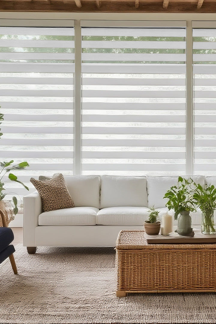 ‌Shangri-La AquaShield Elegant Waterproof Roller Curtain