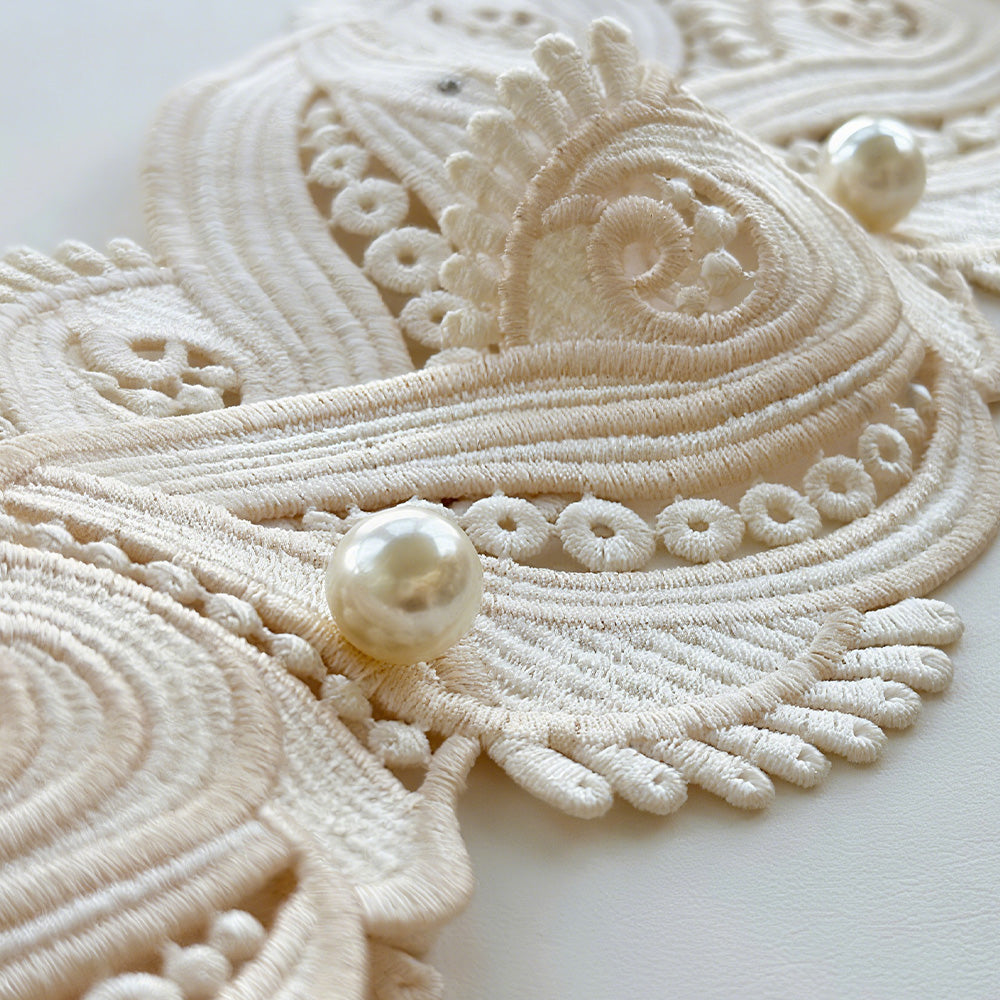 Embroidered Curtain Tiebacks