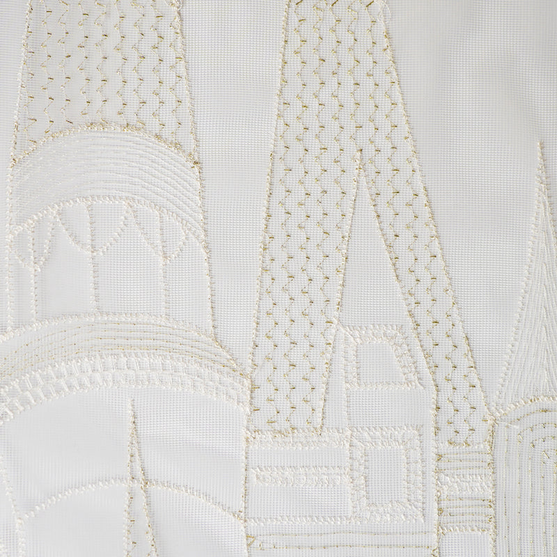 Castle｜Sheer curtain fabric sample｜TH009