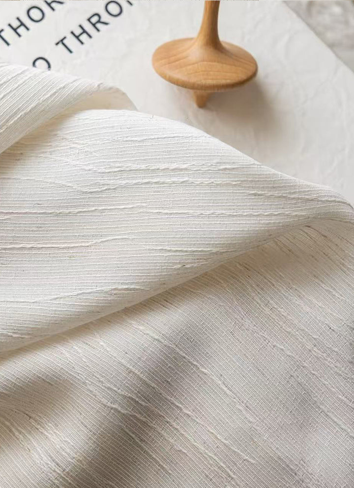 Linen Embroidered  Vertical Blinds - A Serene Blend of Nature and Artistry