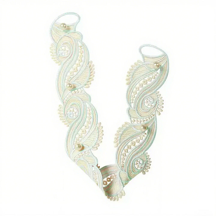 Embroidered Curtain Tiebacks