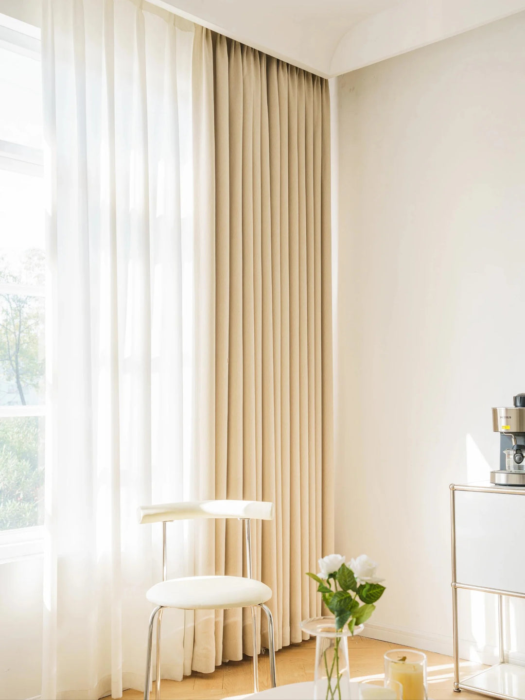 Three-Dimensional Tree Texture, Warm And Soft Chenille Curtains