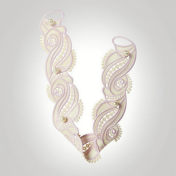 Embroidered Curtain Tiebacks