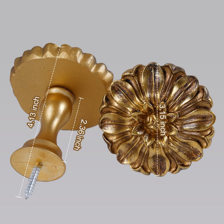 European-Style Resin Curtain Hook Wall Brackets(Two)
