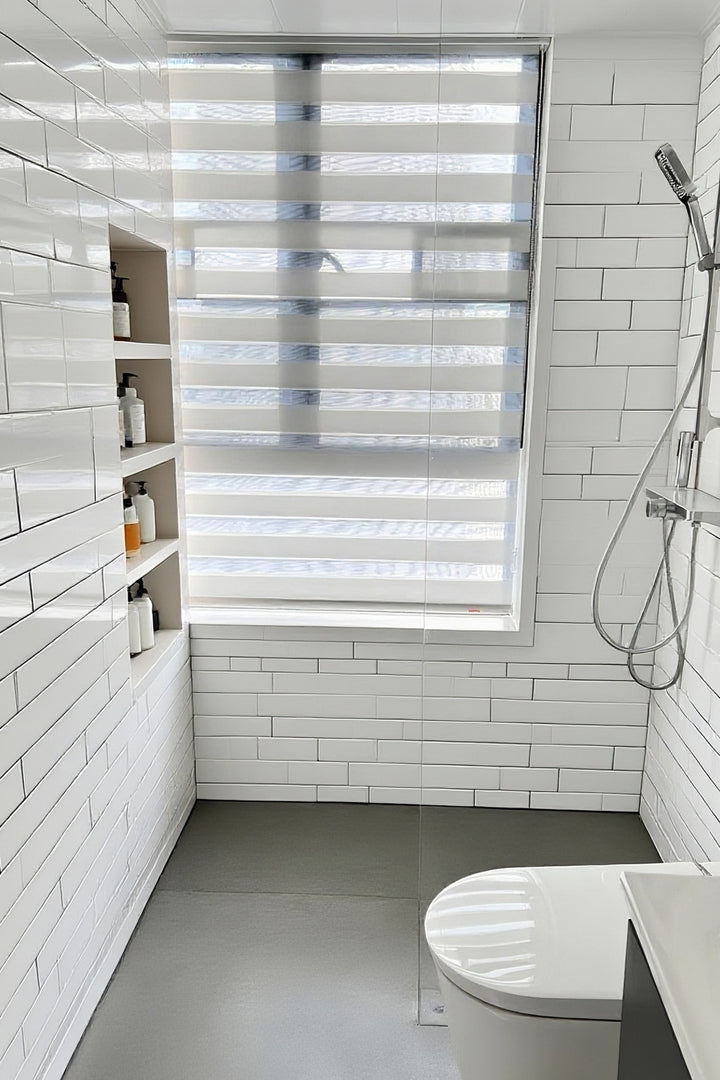 ‌Shangri-La AquaShield Elegant Waterproof Roller Curtain