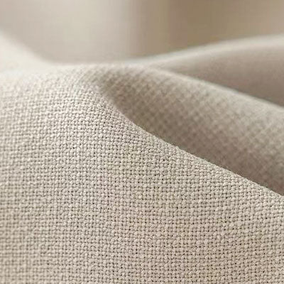 Camellia-White｜Linen curtain fabric sample|BGL-01