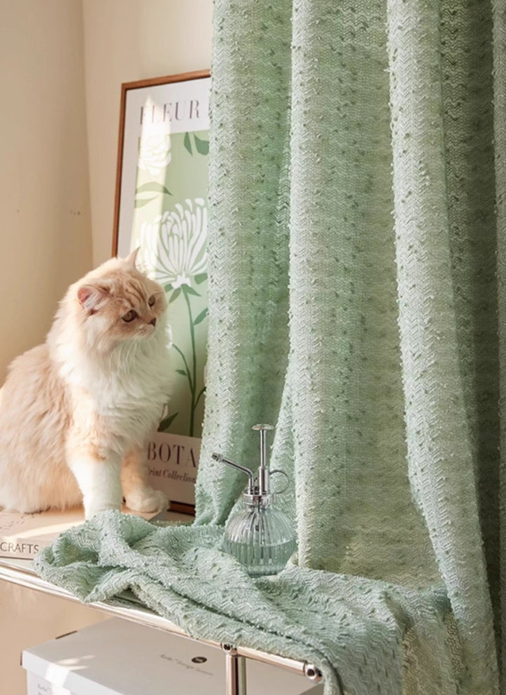 Sheer Turquoise Curtains