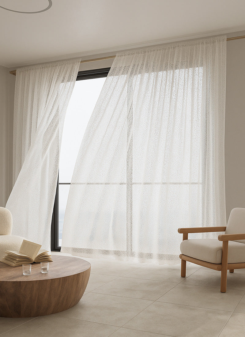 Sheer Turquoise Curtains