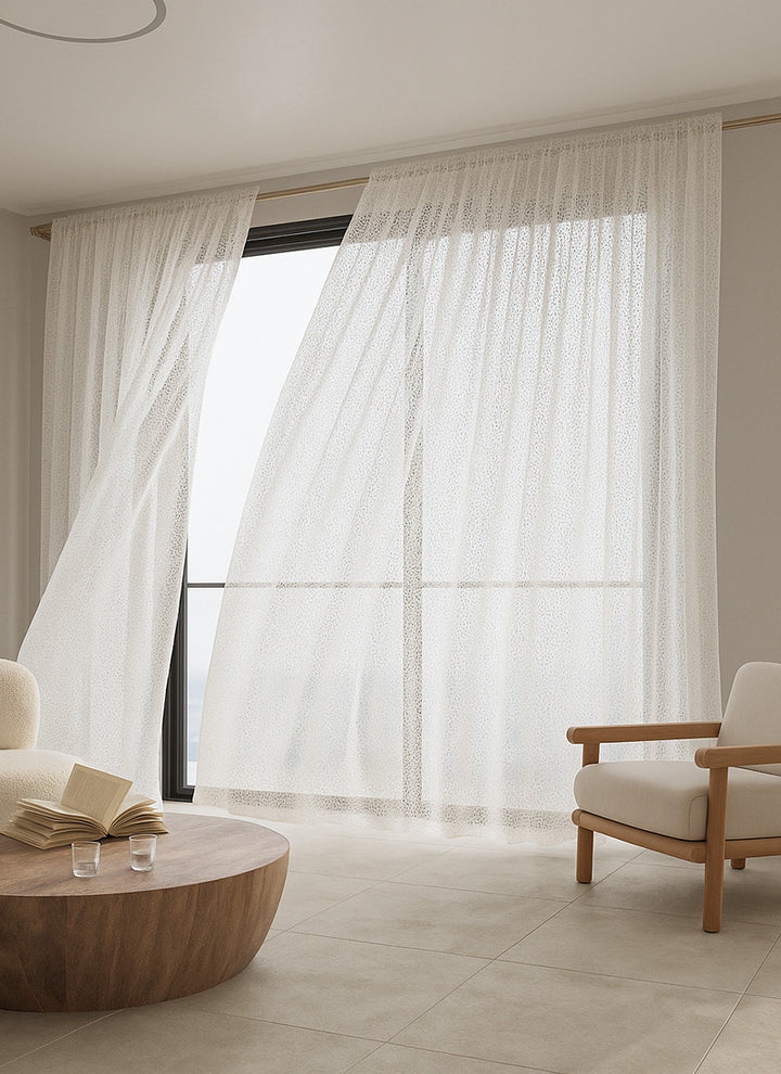Sheer Turquoise Curtains