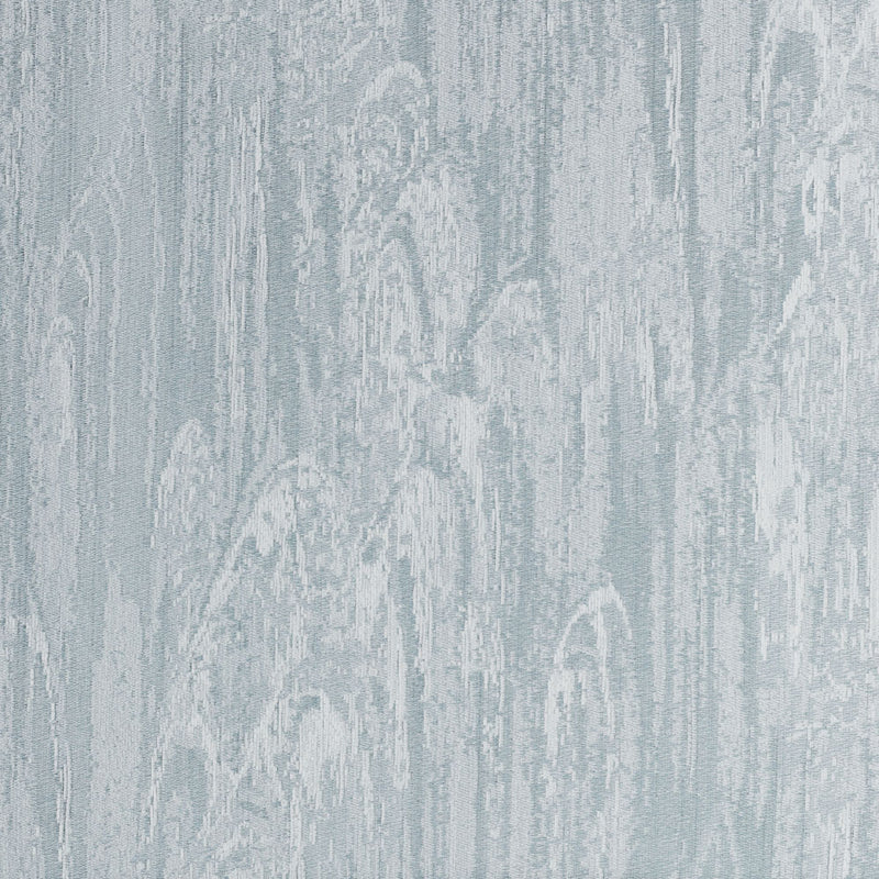 Blue chenille fabric with water ripple texture, ideal for modern curtains