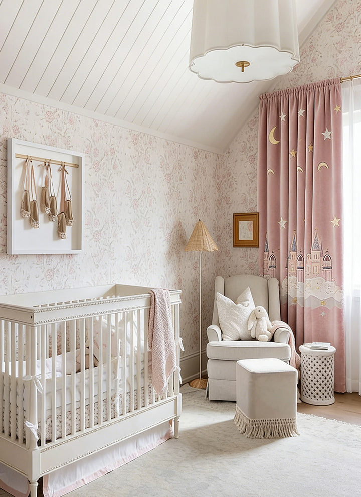 Colorful Blackout Curtains for Nursery & Girls' Room