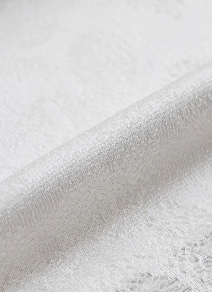 Elegant Crown Delicate High-Precision Embroidery Sheer Curtains