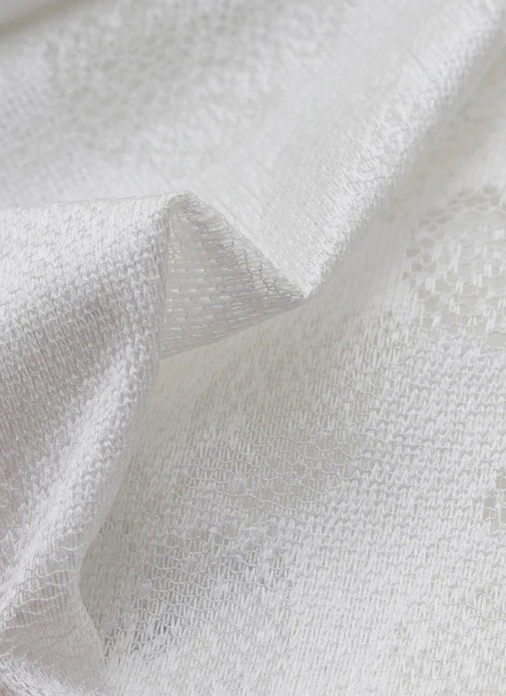 Elegant Crown Delicate High-Precision Embroidery Sheer Curtains