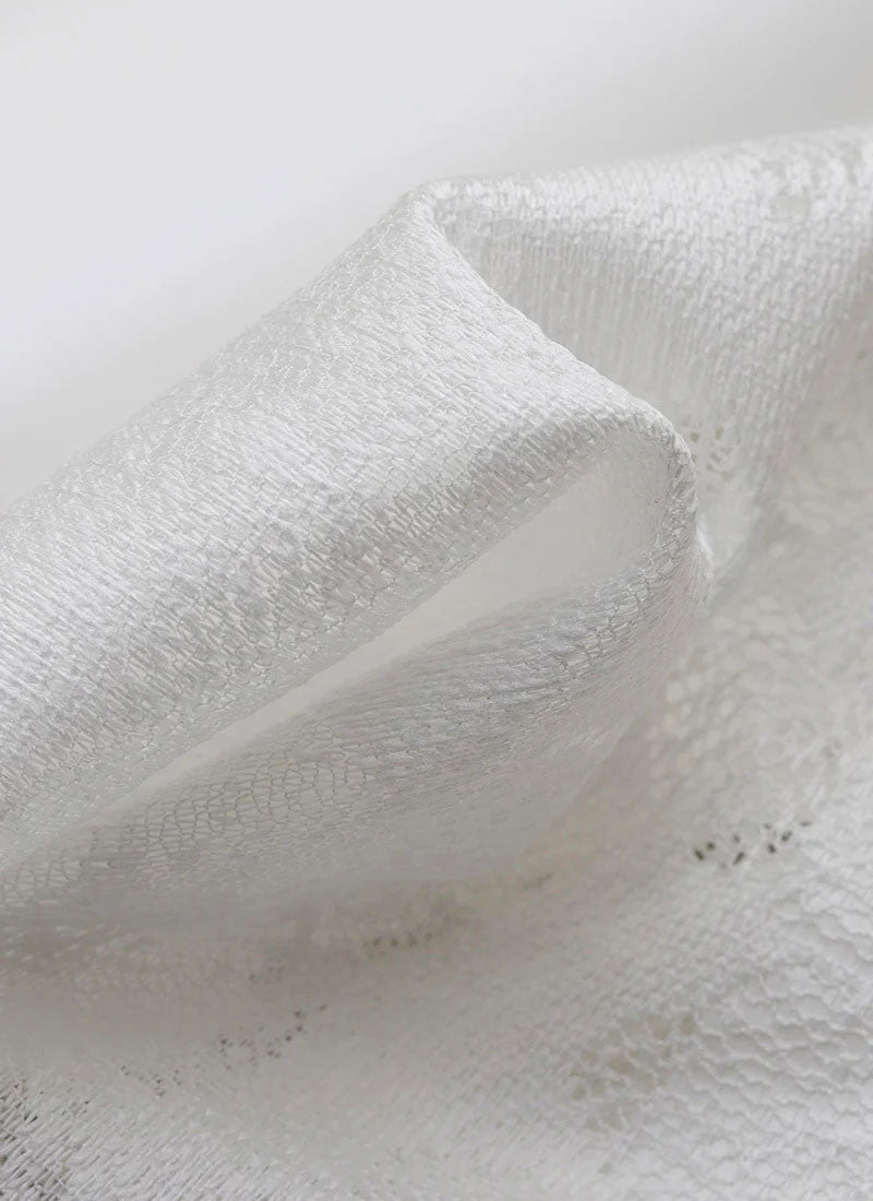 Elegant Crown Delicate High-Precision Embroidery Sheer Curtains