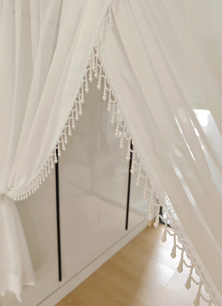 French Romantic Pearl Curtain