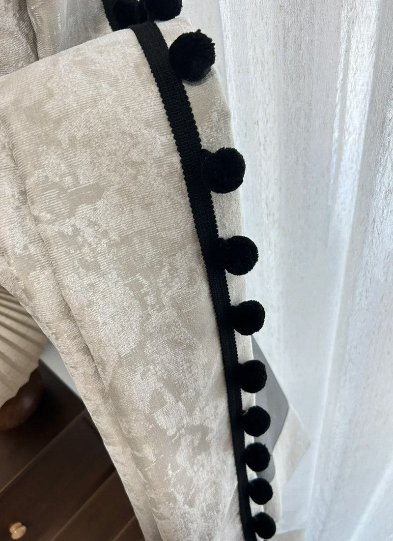 French Vintage Chenille Blackout Curtains