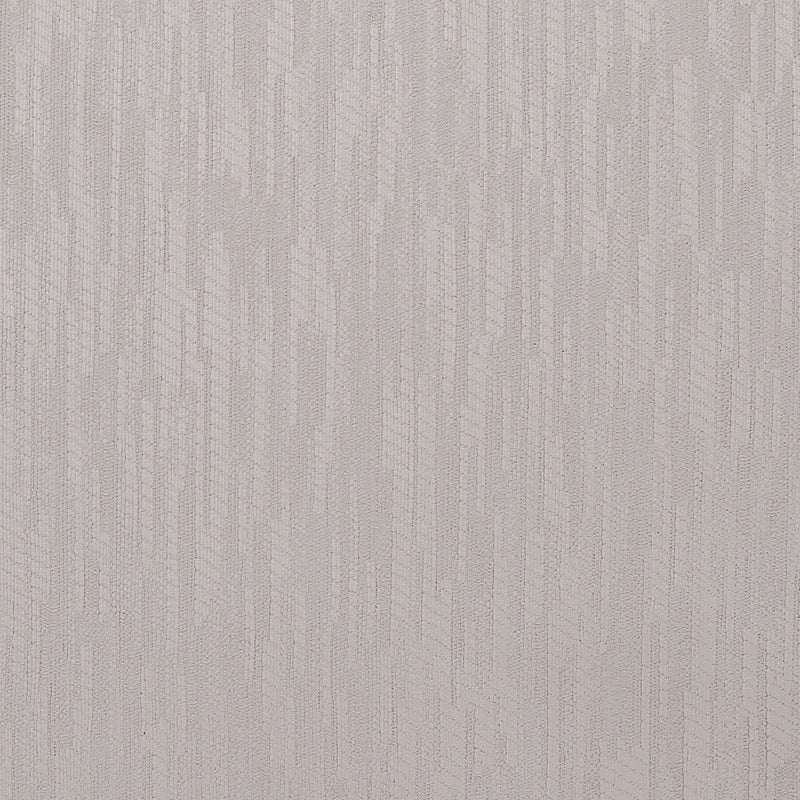 Light grey blackout curtain fabric with subtle textured geometric pattern
