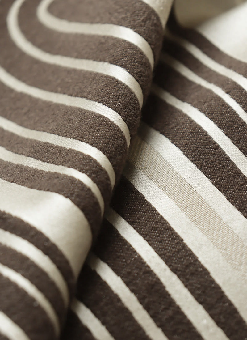 Abstract Geometric Designer Curtains – Artistic Textured