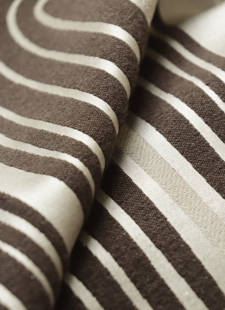 Abstract Geometric Designer Curtains – Artistic Textured