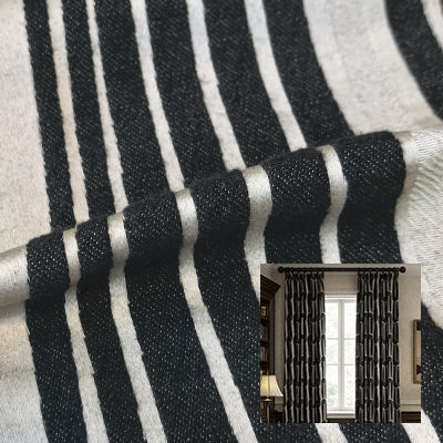 Slate Curve｜High-Precision curtain fabric sample｜F88093-4
