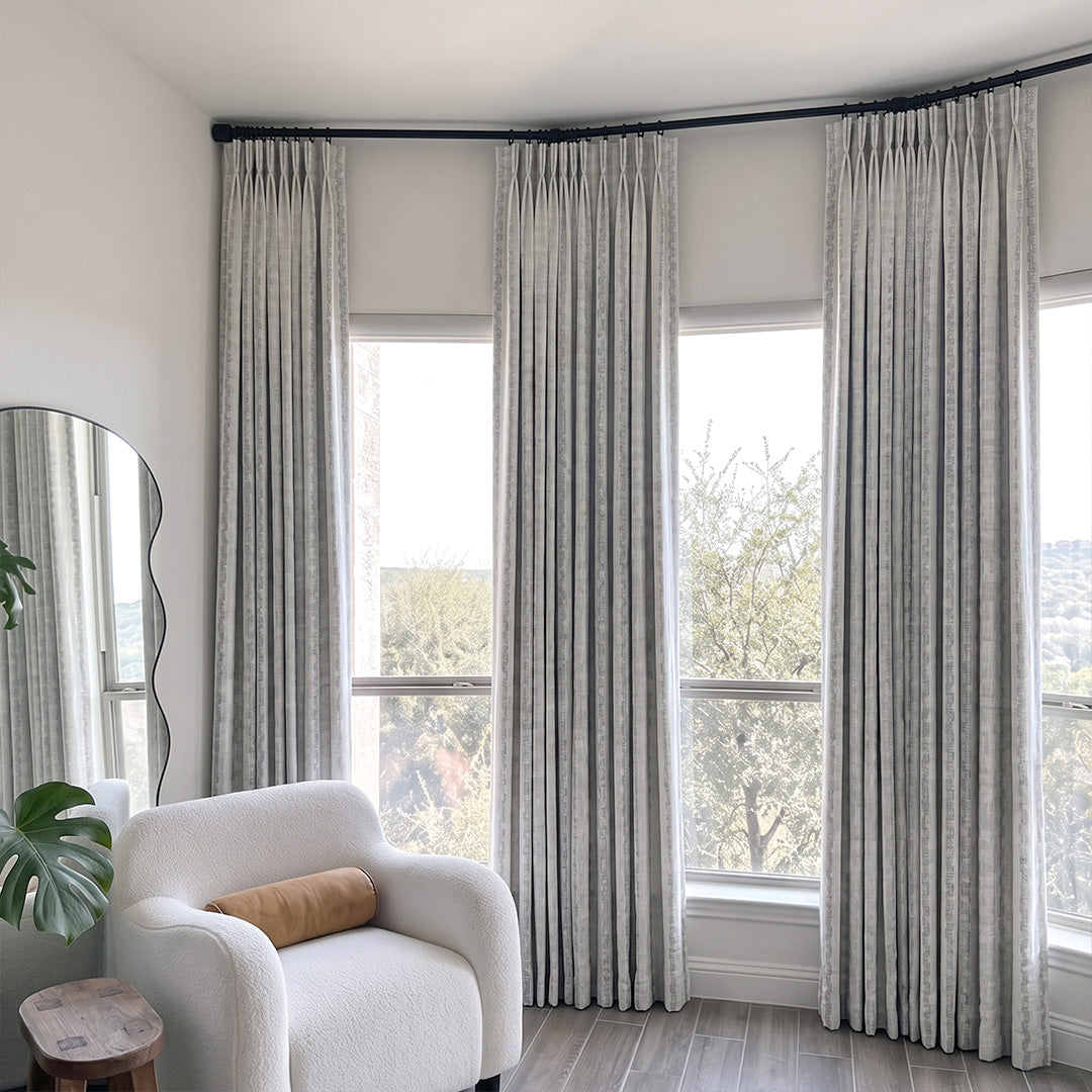 Hugmoom Custom Cotton Linen Blend Curtains – Woven Grid Texture Cat Resistant Drapes for Warm Minimal Neutral Urban Living Spaces (North America, Europe)