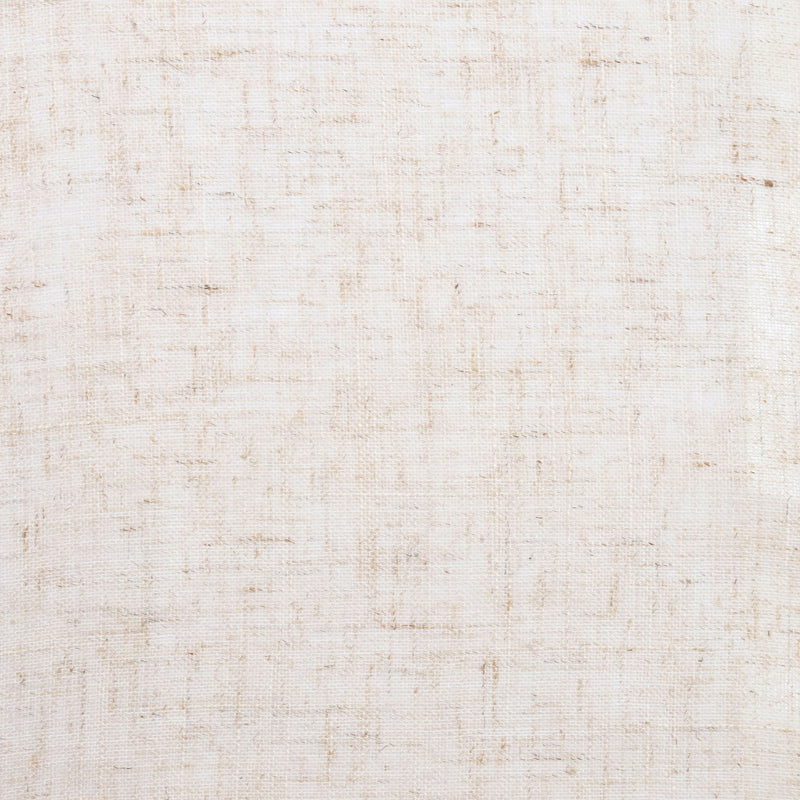 Textured beige curtain fabric with subtle woven pattern, ideal for blackout or thermal curtains.