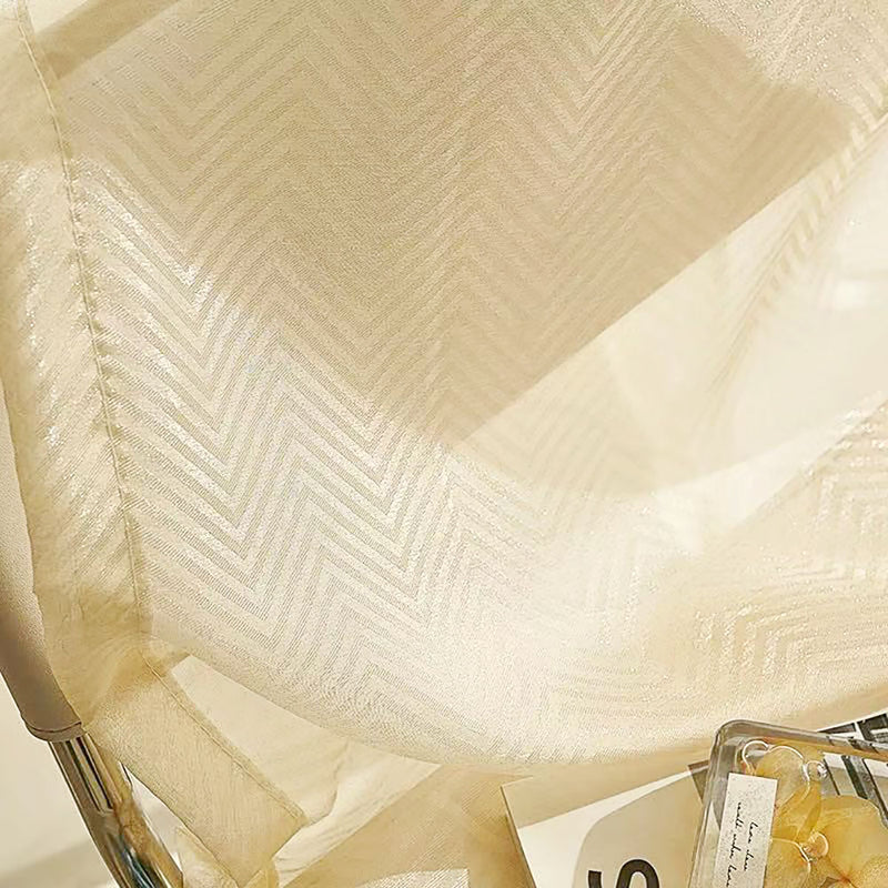 Flowing Gold｜Sheer curtain fabric sample｜LGJ-gold
