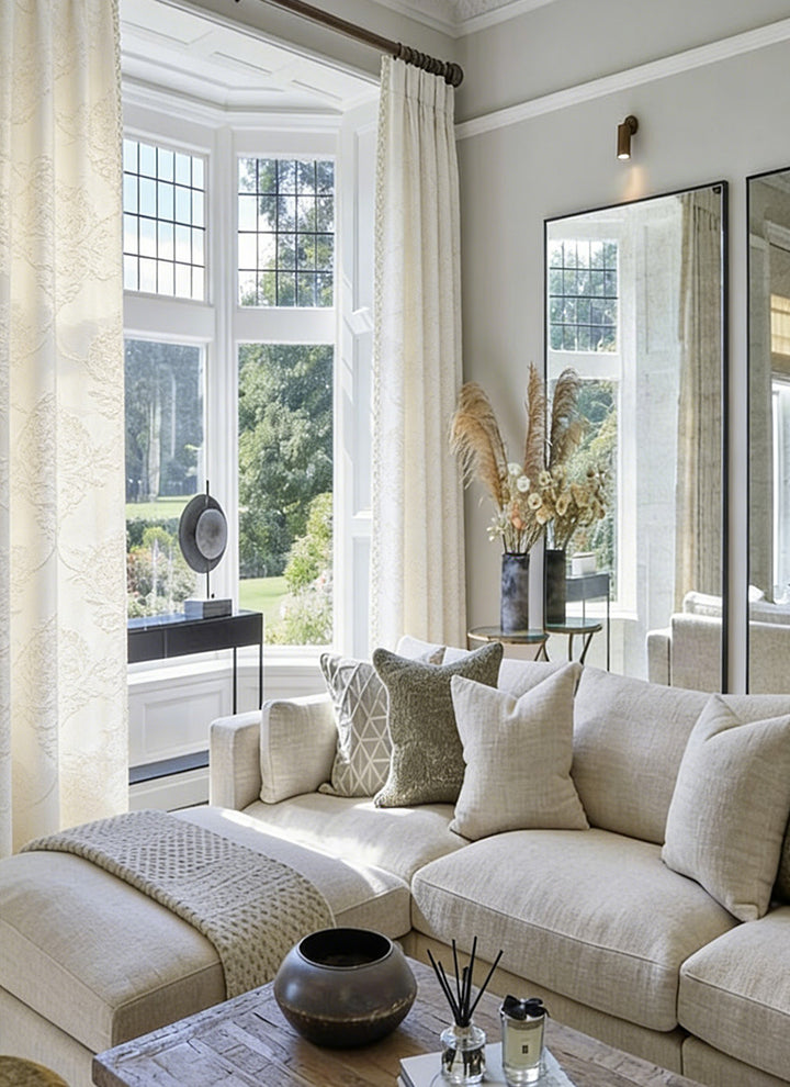 ‌Luxury Curtains Vintage French Jacquard