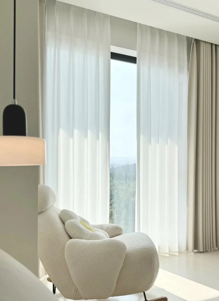 ‌Luxury  Jacquard Curtain with Privacy Weave