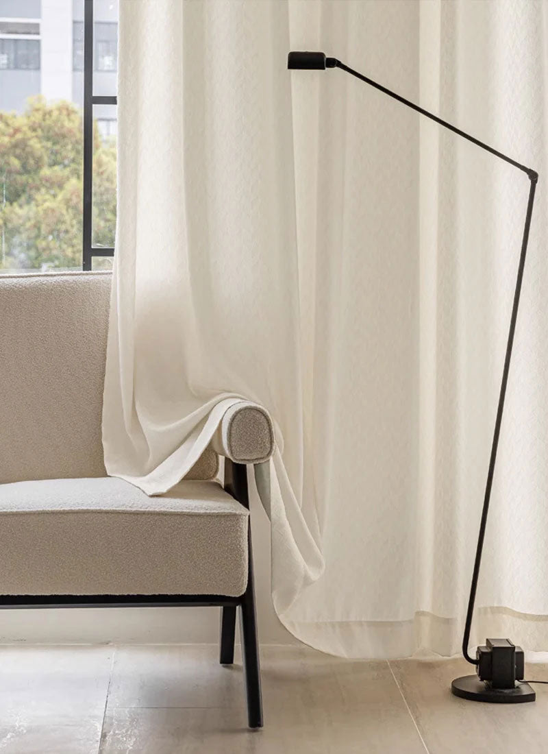 ‌Luxury  Jacquard Curtain with Privacy Weave