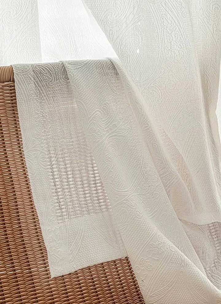 ‌Luxury  Jacquard Curtain with Privacy Weave
