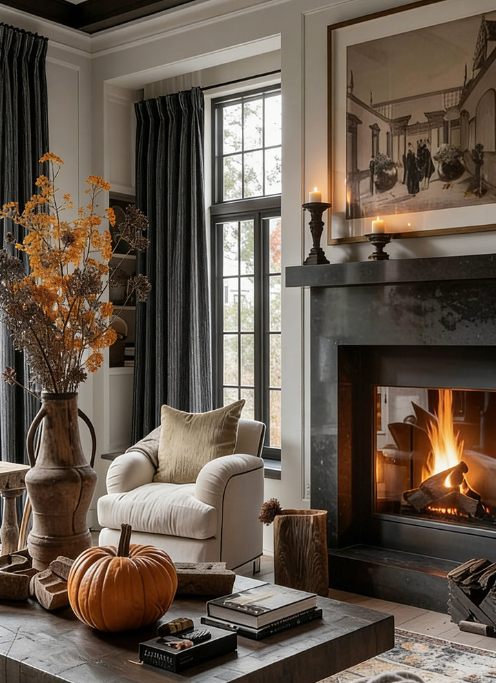 Luxury Linen Curtains - Thermal Insulated for Bedroom & Living Room