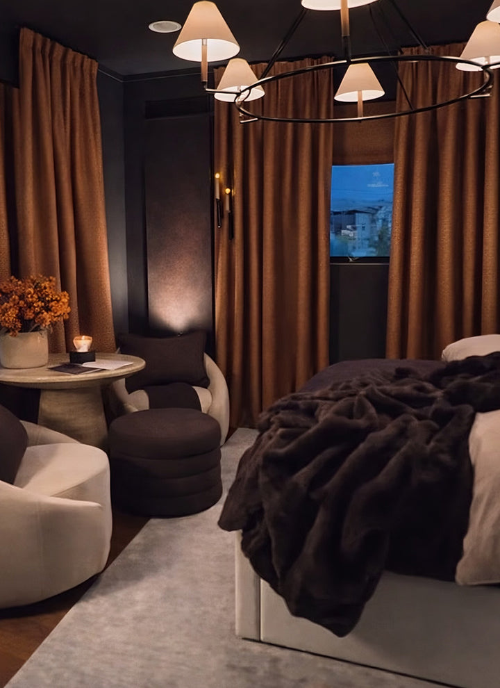 Moonlight Silk Custom Blackout Curtains