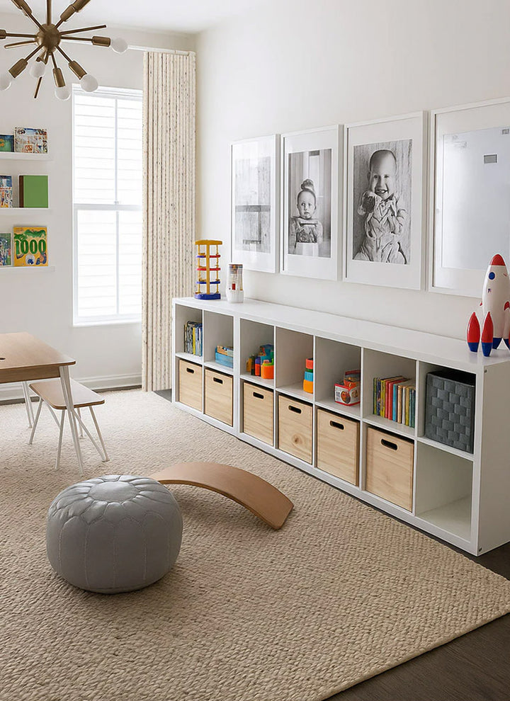 Natural Linen Curtains – Soft Rainbow Kids’ Haven Design