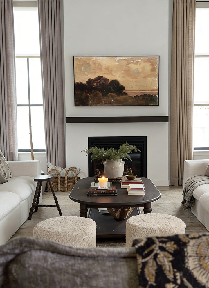 Retro Cotton Linen Curtains