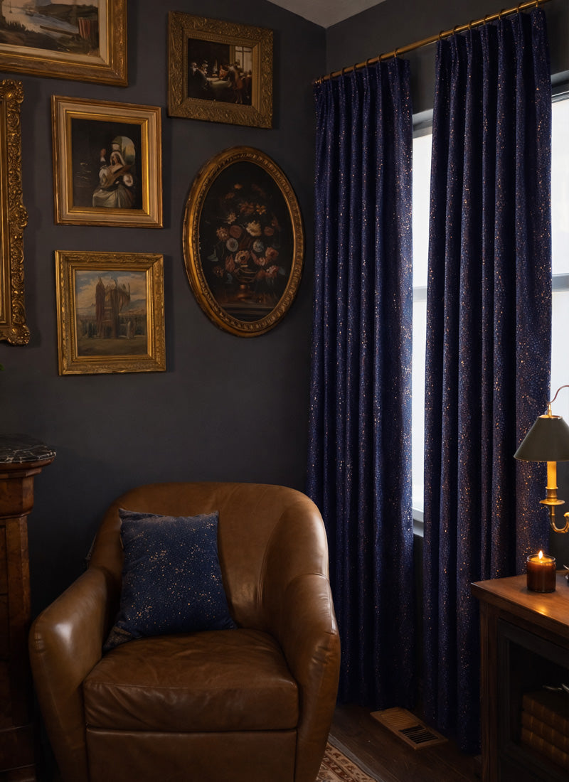 Luxury Shimmering Gold Velvet Curtains