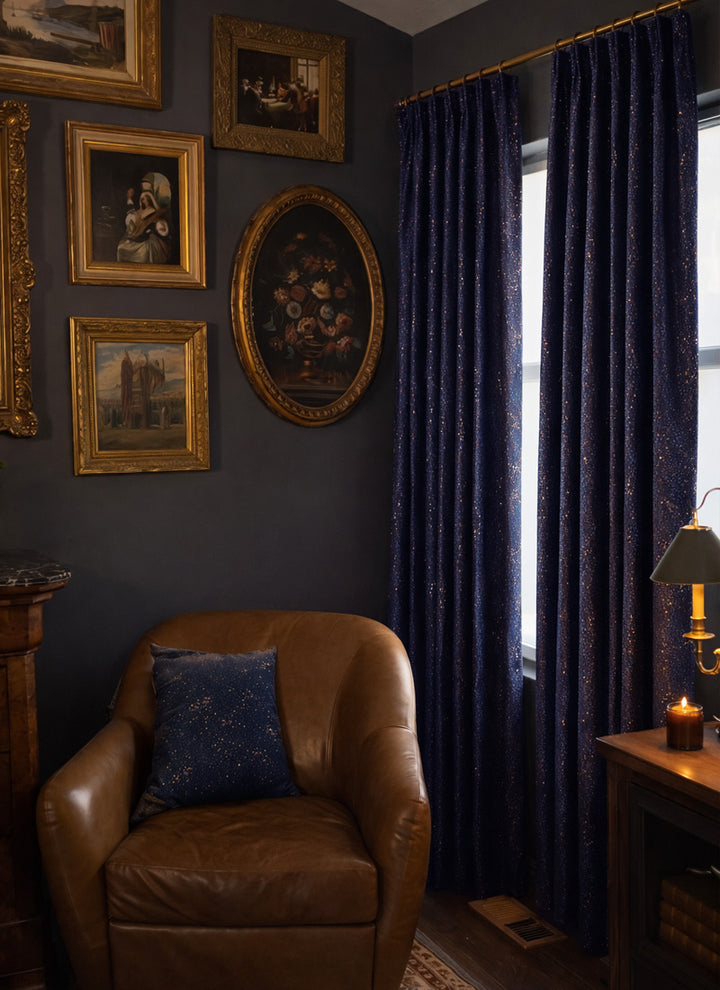 Luxury Shimmering Gold Velvet Curtains