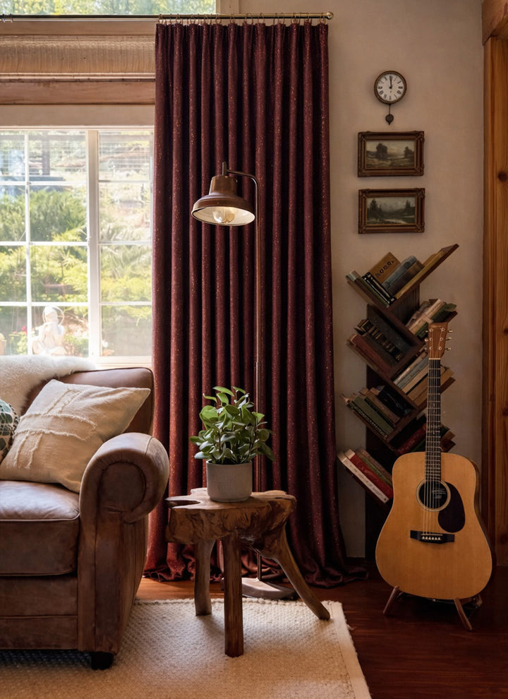 Luxury Shimmering Gold Velvet Curtains