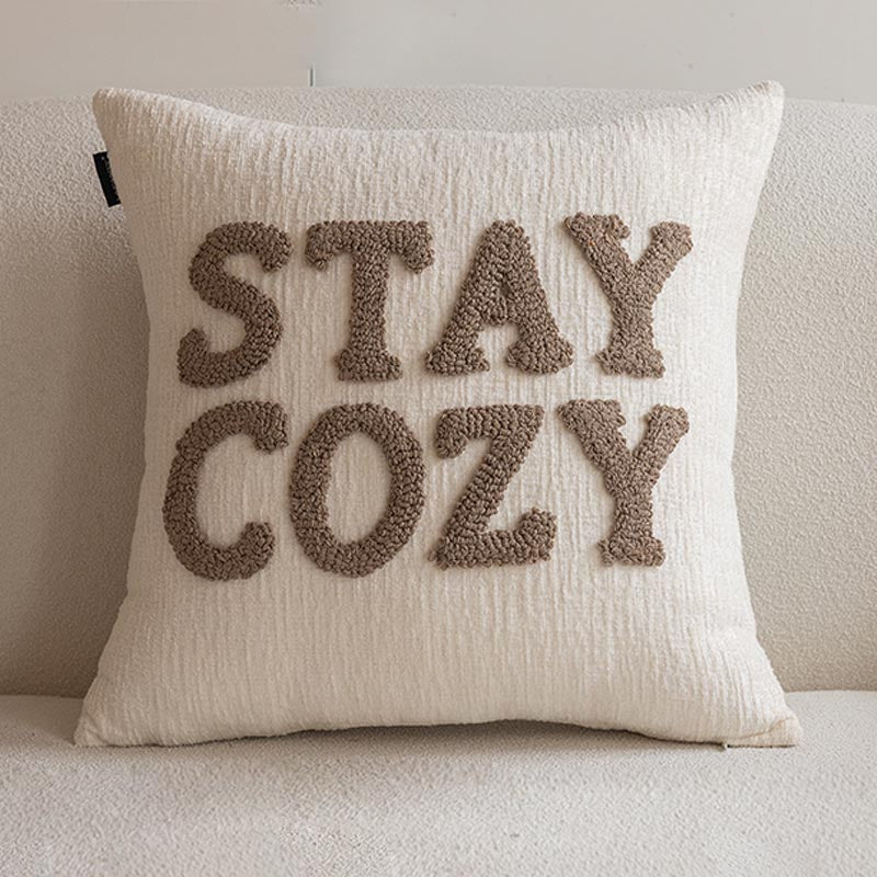 Maillard Tone Throw Pillow – Cozy Christmas Warm Décor