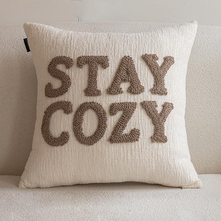 Maillard Tone Throw Pillow – Cozy Christmas Warm Décor