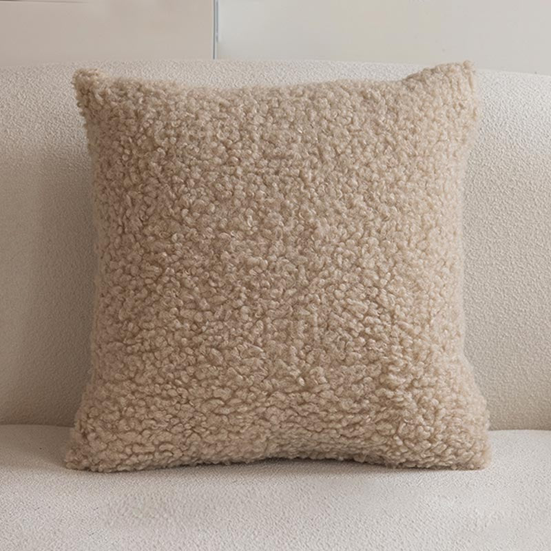 Maillard Tone Throw Pillow – Cozy Christmas Warm Décor