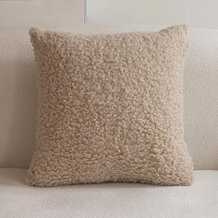 Maillard Tone Throw Pillow – Cozy Christmas Warm Décor