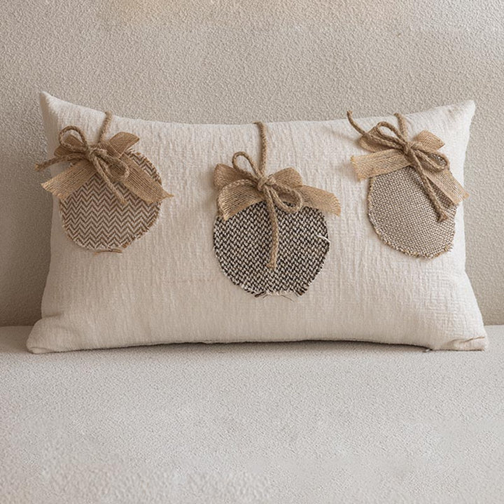 Maillard Tone Throw Pillow – Cozy Christmas Warm Décor