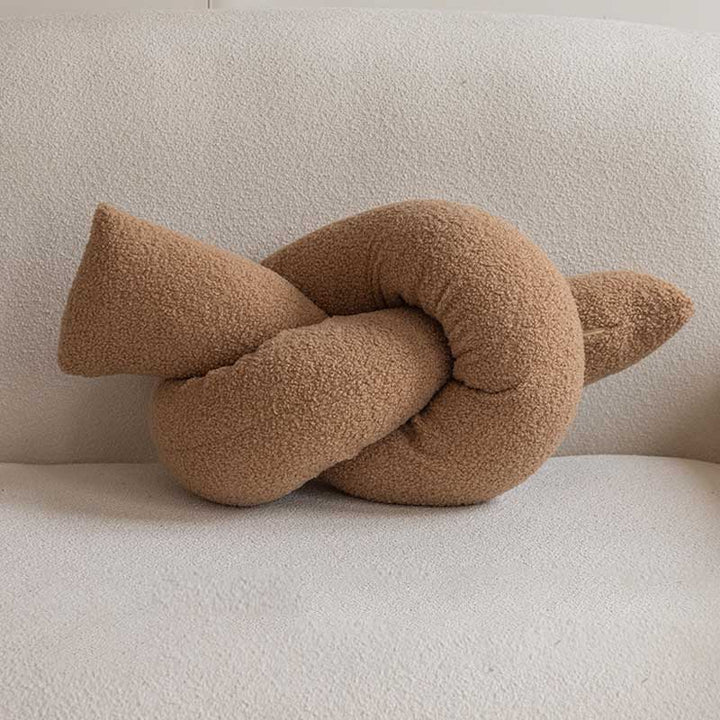 Maillard Tone Throw Pillow – Cozy Christmas Warm Décor