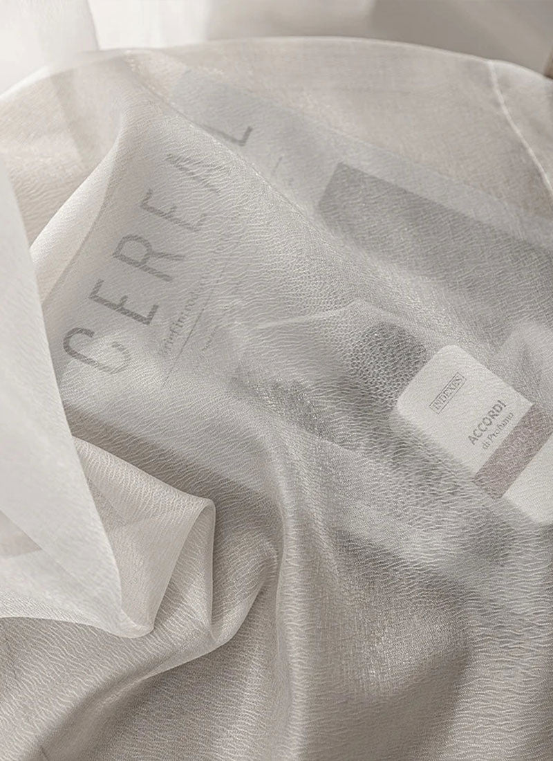 Dreamy Sheer Curtains Woven With Golden Thread