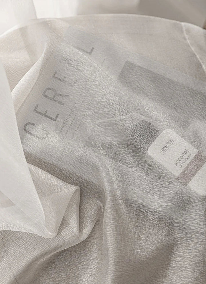 Dreamy Sheer Curtains Woven With Golden Thread