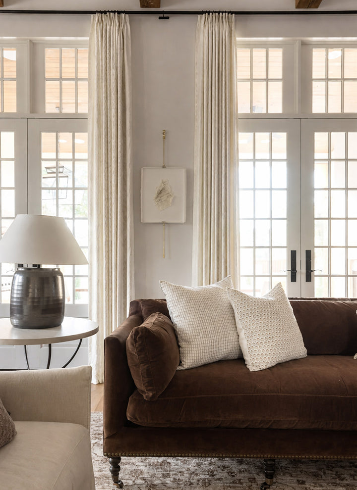 ‌V - Shaped Light Filtering Curtains