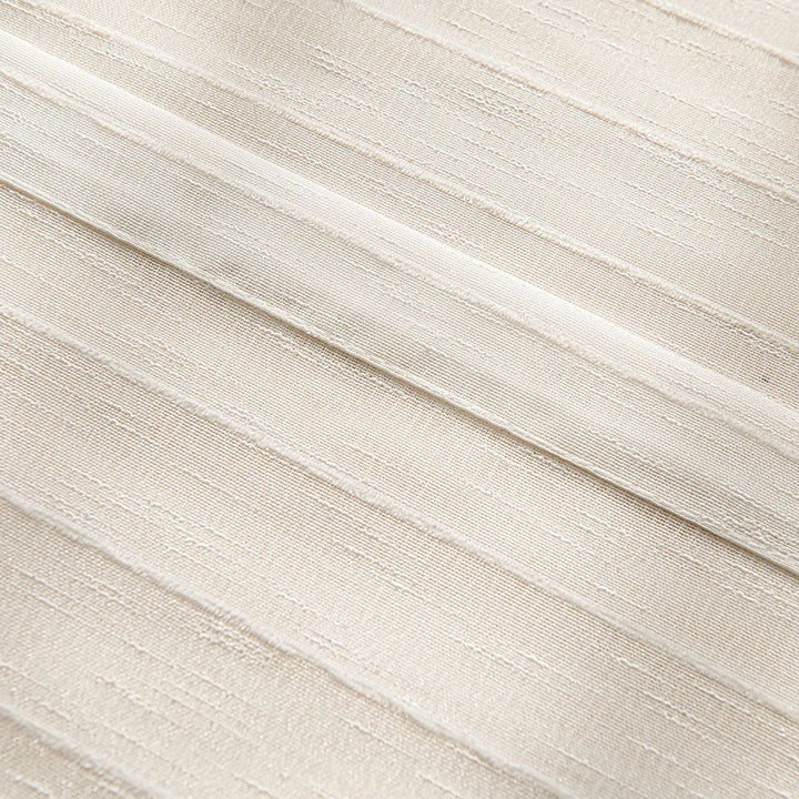 Gauzy Snowflake White Sheer Curtains