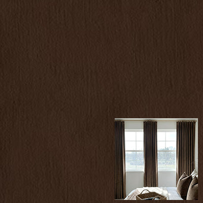 Toffee Brown| Chenille  curtain fabric sample|HSCS-7