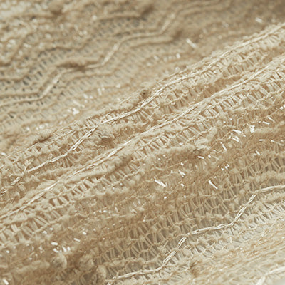 Beige｜Sheer curtain fabric sample｜JYJB-02